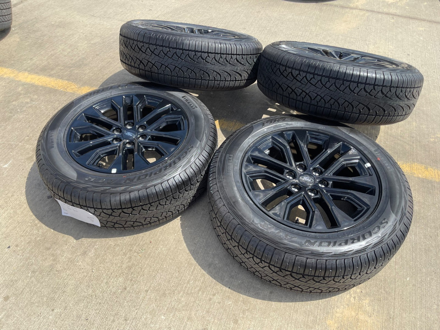 20" Ford F-150 LARIAT OEM 10619 rims wheels Expedition 2026 2027 SET PIRELLI NEW