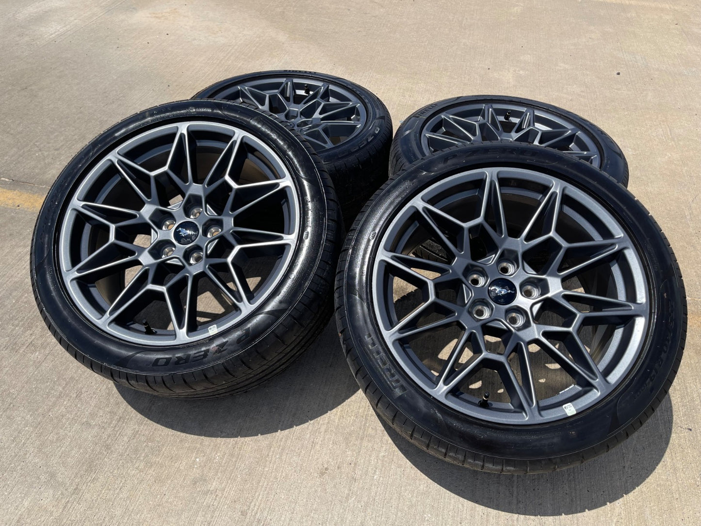 19" Ford Mustang GT Track Pack OEM 10600 10603 wheels rims SET 2026 2027 NEW