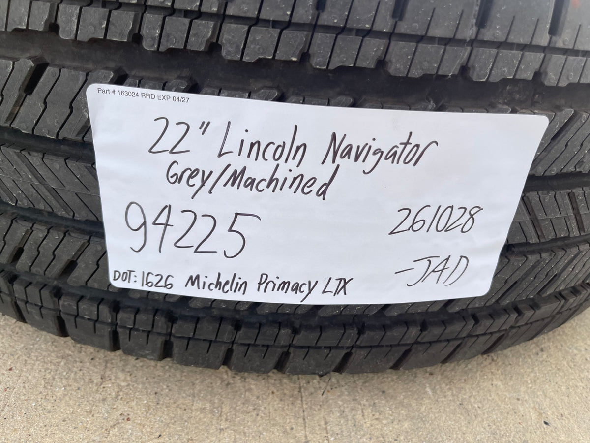 22" Lincoln Navigator OEM 94225 rim wheel BLACK LABEL 2024 2025 2026 2027 NEW