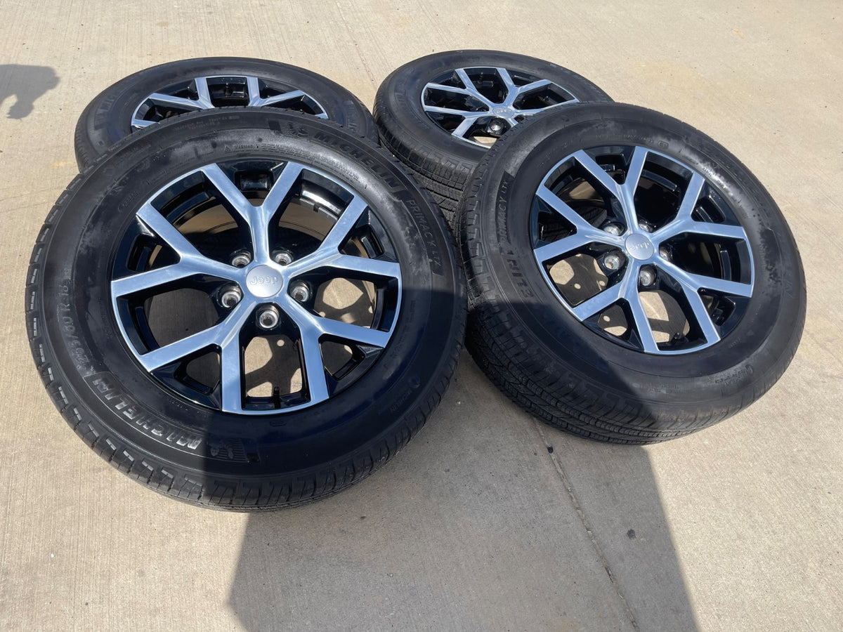 18" Jeep Grand Cherokee L OEM wheels rims 9285 95198 Durango 2025 2026 MICHELIN