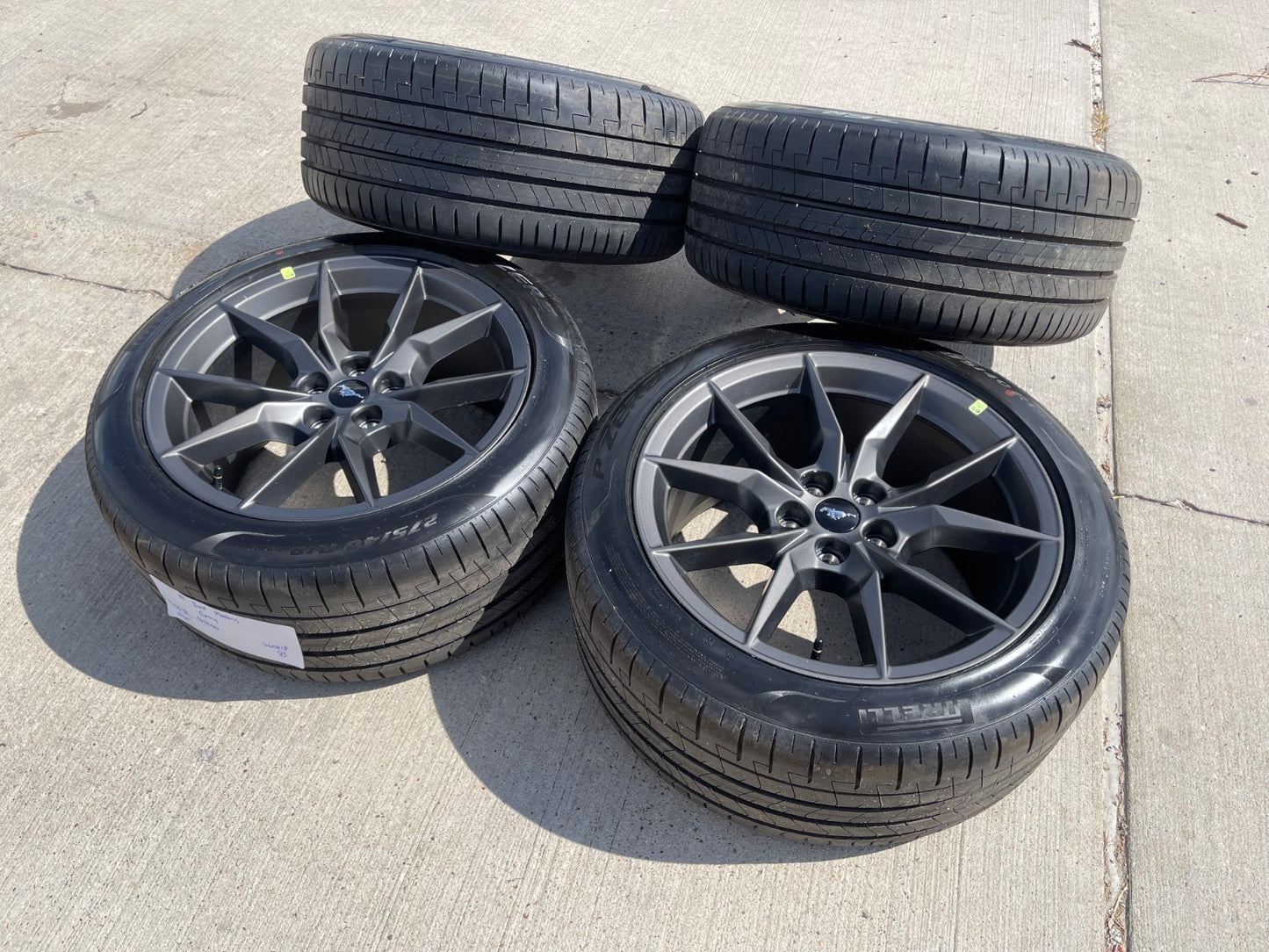 19" Ford Mustang GT Dark Horse OEM 95839 95840 wheels rims 2025 2026 2027