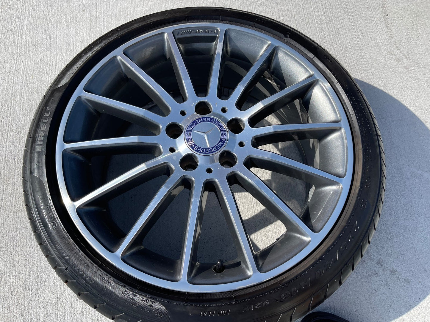 18" 18x7.5 Mercedes CLA250 C E S Class OEM A1764010200 wheel rim tire