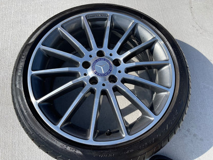 18" 18x7.5 Mercedes CLA250 C E S Class OEM A1764010200 wheel rim tire