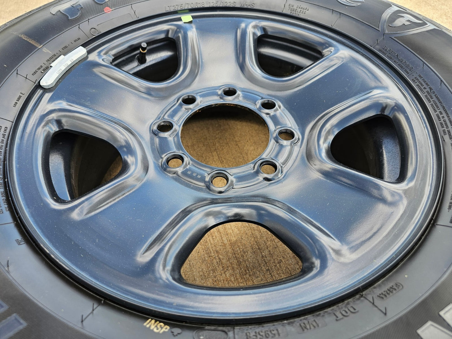 18" Dodge Ram 2500 3500 STEEL black OEM 2473 wheel rim tire 2025 2026 2027 NEW
