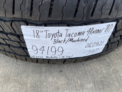 18" Toyota Tacoma 4Runner TRD OEM 94199 wheels rims 2025 2026 2027 MICHELIN NEW