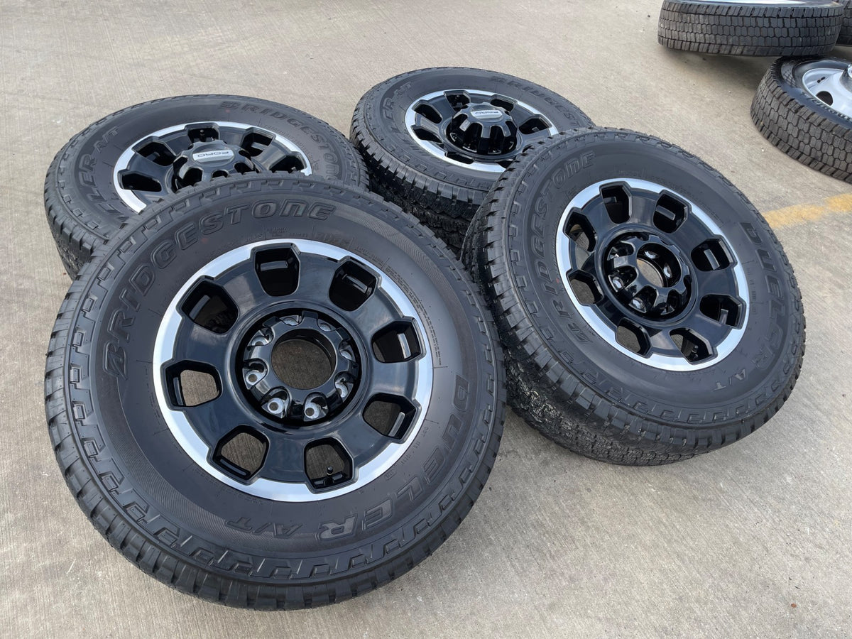 18" Ford F-250 F-350 OEM TREMOR rims wheels 10482 SET tires BRIDGESTONE A/T