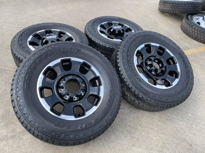 18" Ford F-250 F-350 OEM TREMOR rims wheels 10482 SET tires BRIDGESTONE A/T