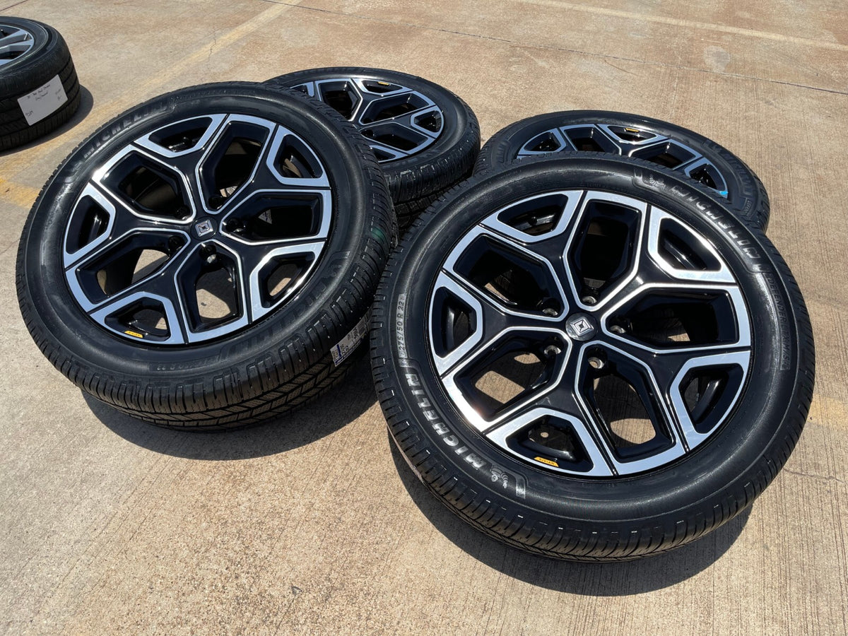 22" Rivian R1T R1S OEM wheels rims 2023 2024 2025 2026 2027 SET NEW MICHELIN