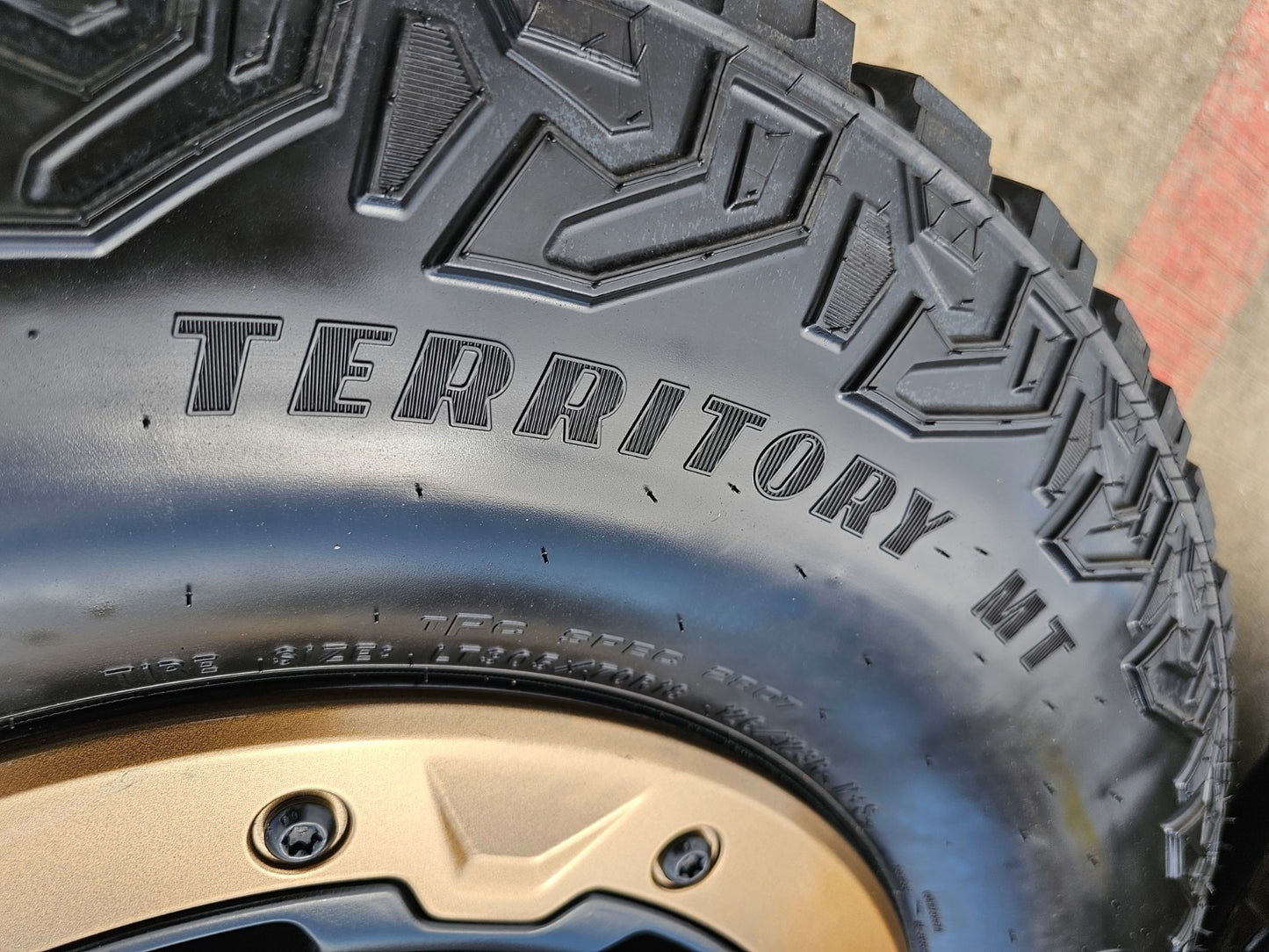 18" Dodge Ram 1500 TRX Beadlock OEM bronze RHO wheels rims 2735 tires 35" NEW