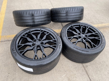 19" + 20" Chevy Corvette Z06 C8 OEM wheels rims 8057 8058 FORGED