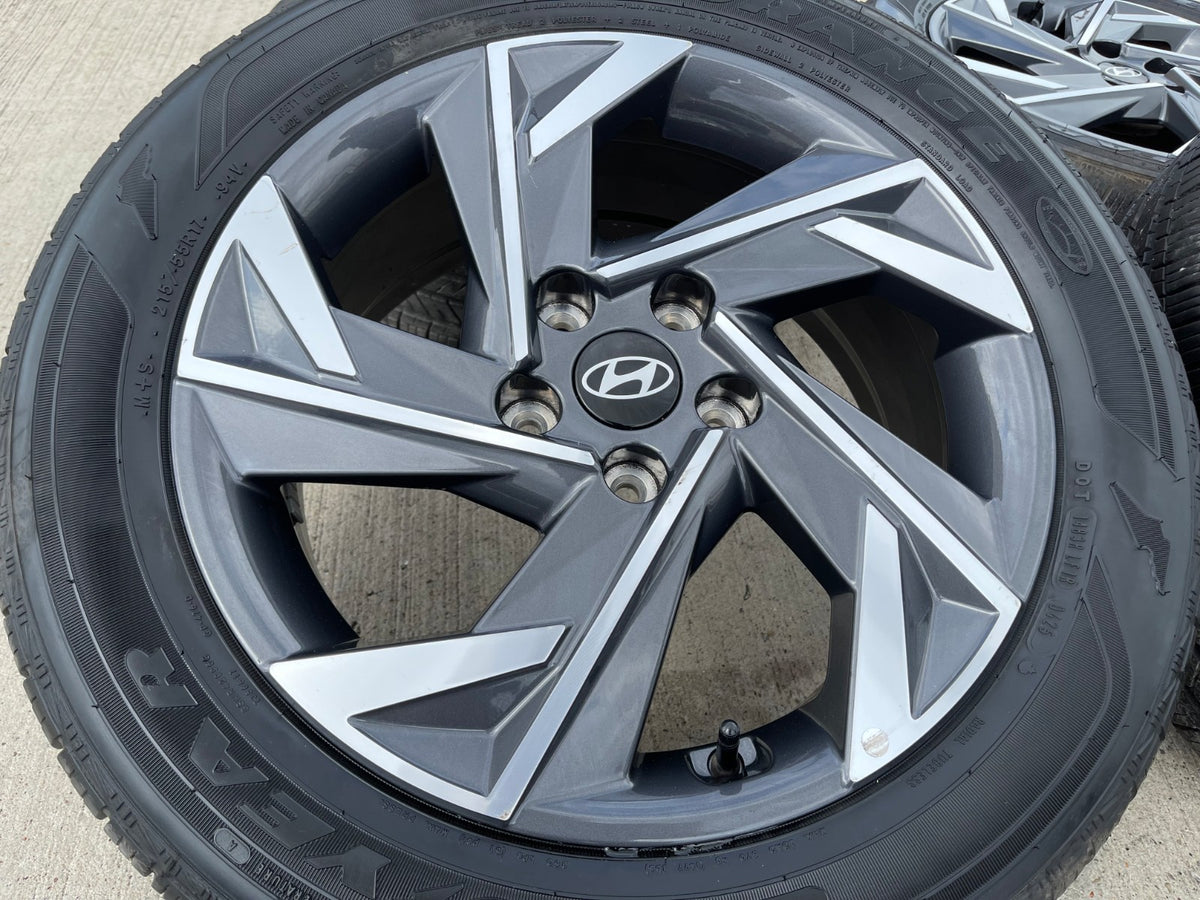 17" Hyundai Elantra Sonata OEM wheel rims 71067 Veloster 2024 2025 2026 GOODYEAR