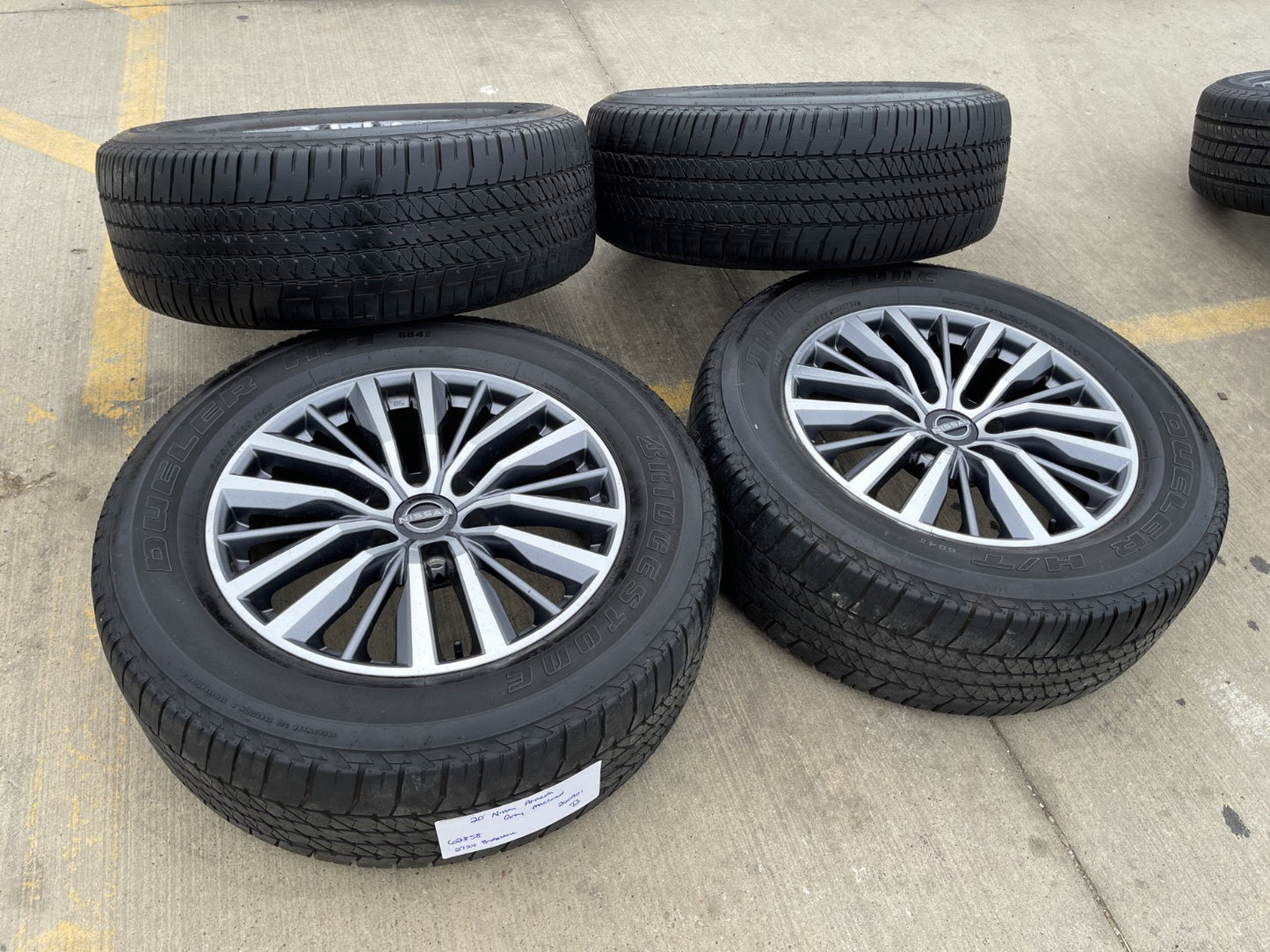20" Nissan Titan Armada Infiniti QX80 OEM 62858 wheels rims 2024 2025 2026 SET