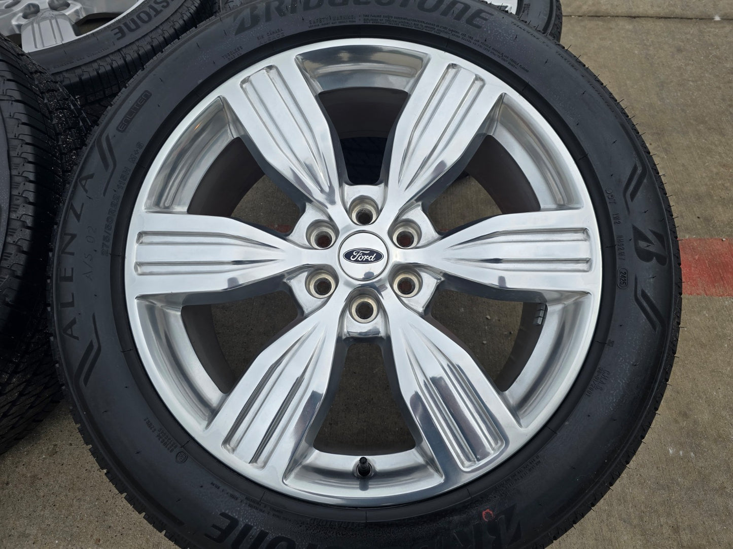 22" Ford F-150 LIMITED LARIAT OEM rims wheels 10442 Expedition BRIDGESTONE NEW