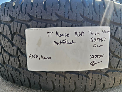 17x8.5 17" Kansei KNP Chevy Silverado RAM Tacoma wheels rims 6x139 6x5.5 BFG