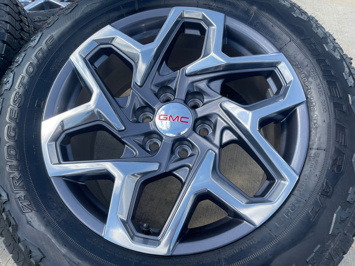 20" GMC Sierra Yukon AT4 Tahoe Silverado 95369 OEM wheels rims 2025 2026 SET