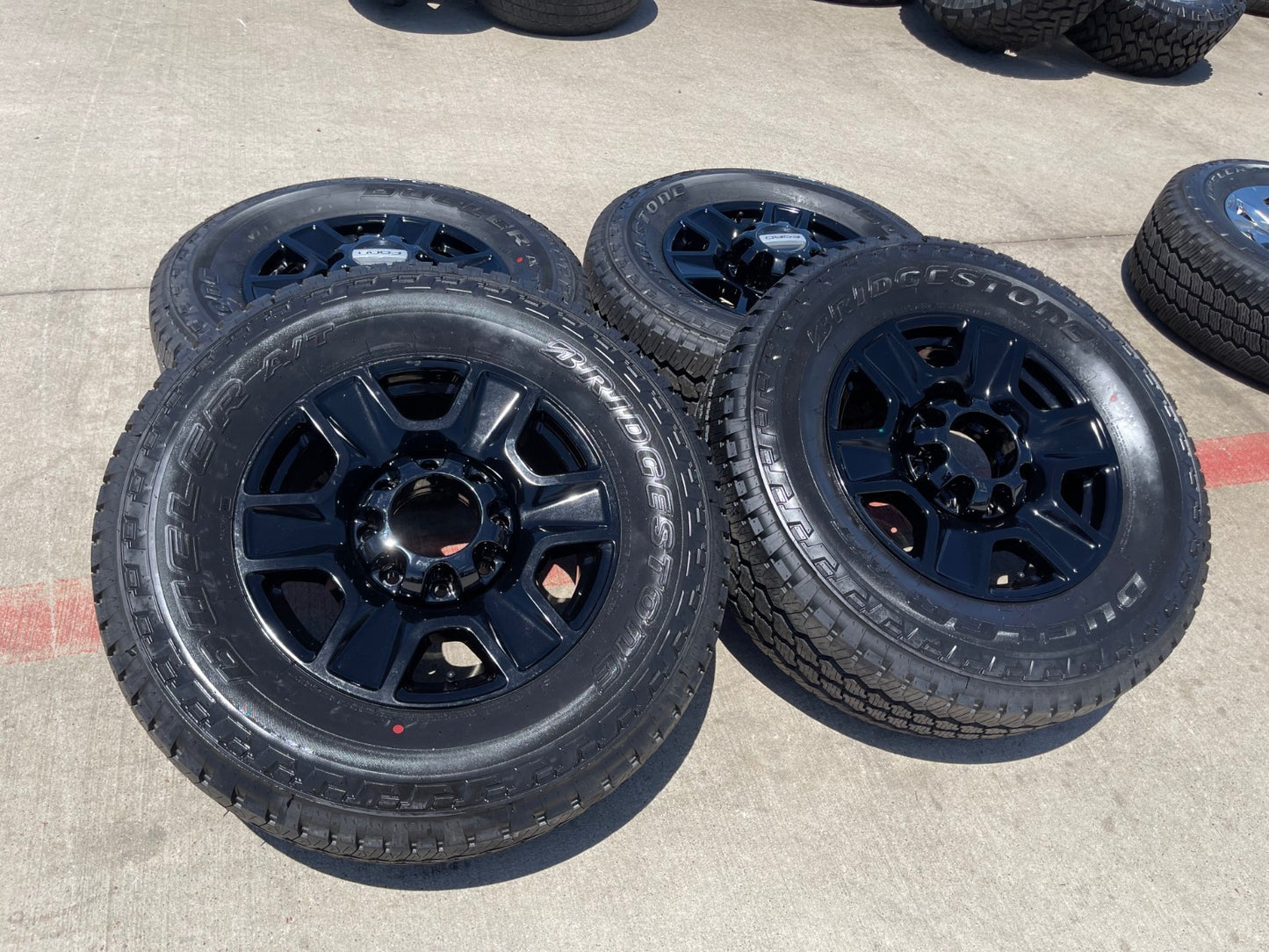 18" Ford F-250 F-350 TREMOR FX-4 OEM black wheels 10298 tires DUELER A/T NEW