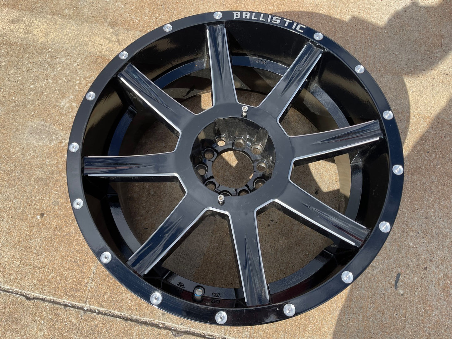 20x9 Ballistic Morax 845 Jeep Wrangler Gladiator rim wheel 5x127 5x5 5x4.5 5x114
