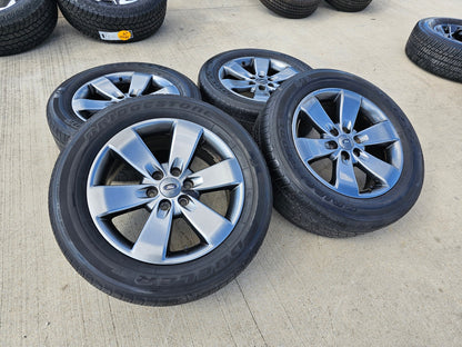 20" Ford Expedition F-150 OEM gray wheels rims 3833 3896 tires BRIDGESTONE