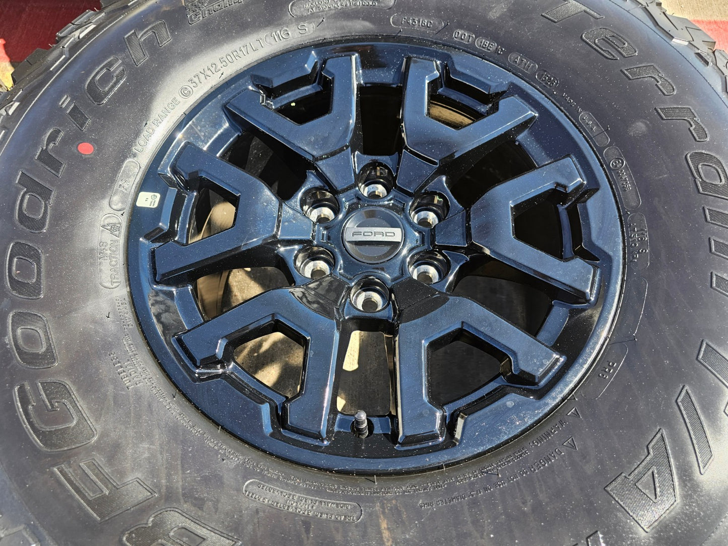 17" Ford F-150 Raptor Bronco OEM 10461 rims wheels 2026 2027 BFG A/T SET 37" NEW