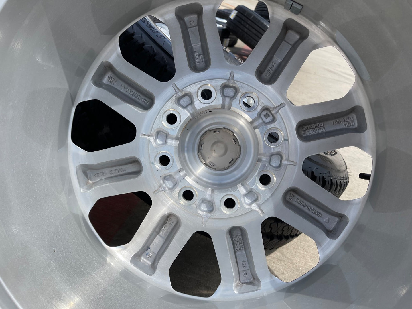 20" Dodge Ram 2500 3500 LARAMIE OEM 2700 wheels rims tires 2023 2024 2025 2026