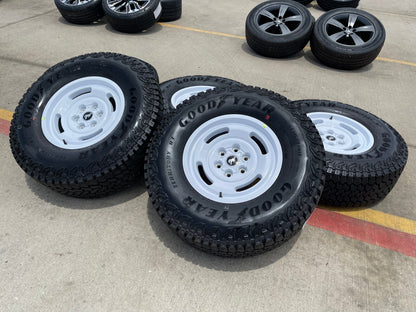 17" Ford Bronco HERITAGE Limited Edition wheels rims white 2025 35" NEW