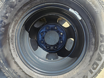 17" Dodge Ram 3500 Dually Laramie 8x200 wheels rims OEM 2703 2704 NEXEN