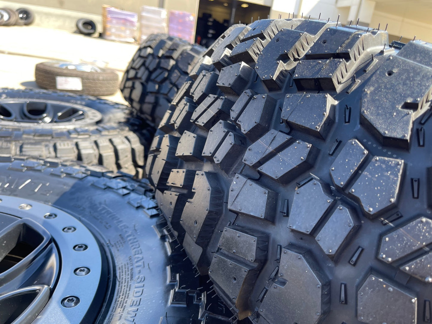 17" Ford F-150 Raptor OEM BEADLOCK rims wheels SET 10459 95210 37" tires NEW