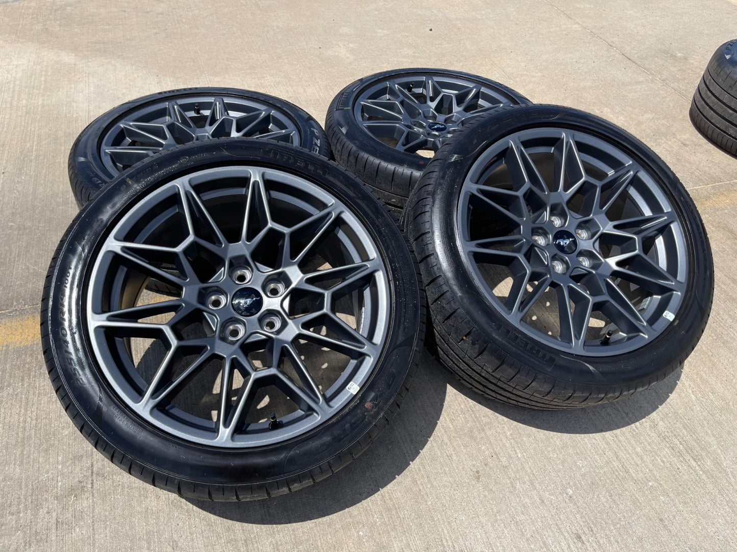 19" Ford Mustang GT Track Pack OEM 10600 10603 wheels rims SET 2026 2027 NEW