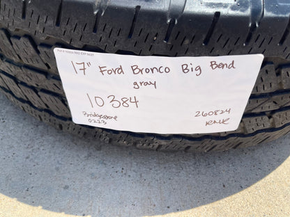 17" Ford Bronco Big Bend wheels rims 10384 OEM Ranger SET BRIDGESTONE A/T