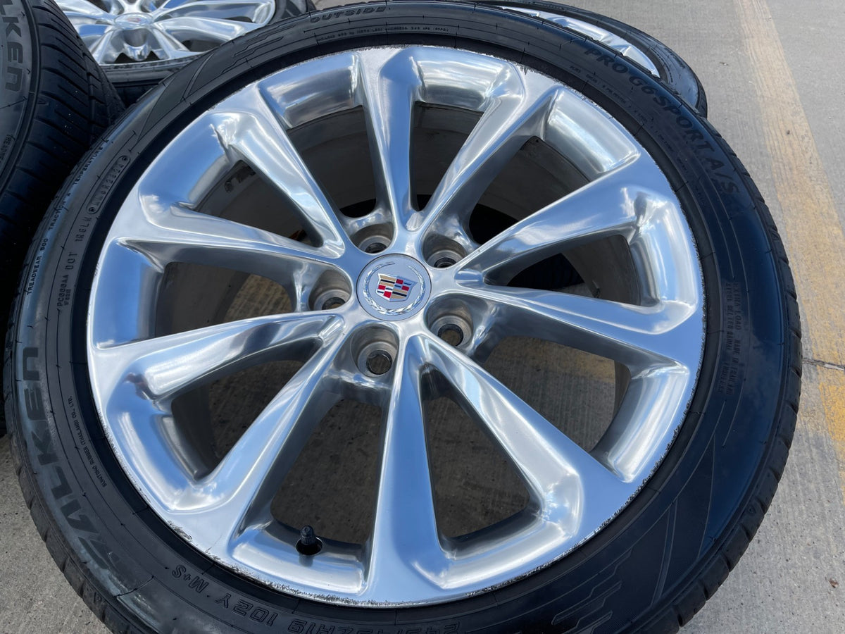 19" Cadillac XTS CT5 CT6 Platinum OEM 4773 4696 wheels rims FALKEN SET