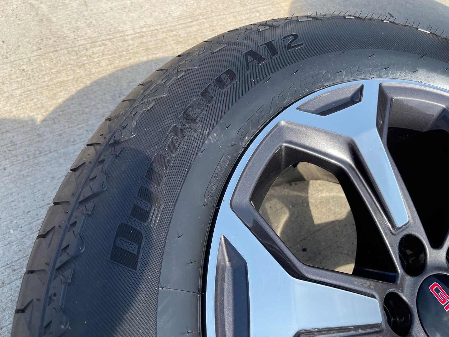 20" GMC Sierra Canyon Chevy Silverado OEM wheels rims 2024 2025 2026 2027 NEW