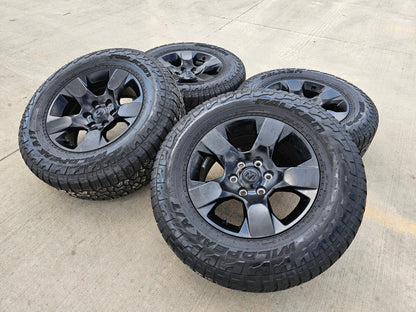 18" Ram 1500 OEM 2669 wheels rims black 2022 2023 2024 2025 2026 FALKEN A/T3