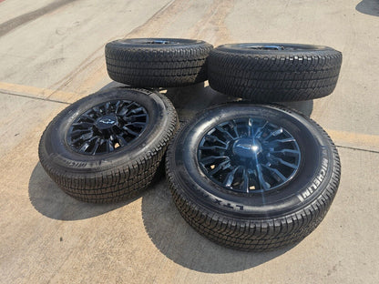18" Chevy Silverado ALASKAN AT4X 2500 black OEM 14031 wheels rims 2024 2025 NEW