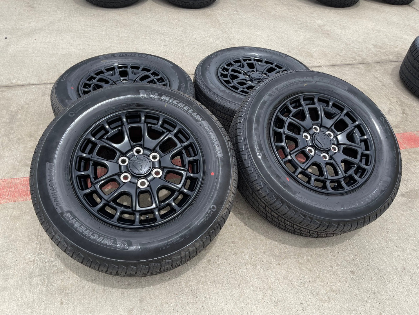 18" Toyota Tundra TSS T FORCE TRD OEM black wheels rims Sequoia 2025 2026 NEW