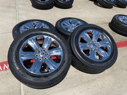 20" Ford F-150 Expedition OEM Lariat rims wheels 10171 SET tires CHROME