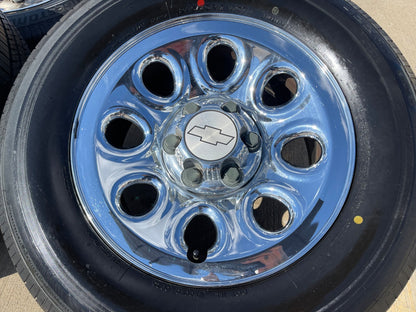 17" Chevy Tahoe Silverado Suburban Z71 OEM 5223 8069 wheels rims SET BRIDGESTONE