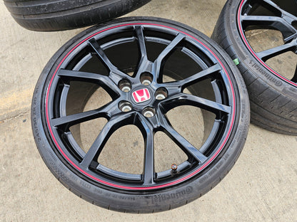 20" Honda Civic Type R OEM wheels rims 63692 tires CONTINENTAL