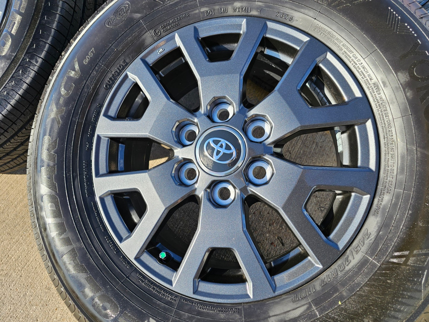 17" Toyota Tacoma 4Runner TRD OEM 94254 10637 only rims 2024 2025 2026 2027 NEW