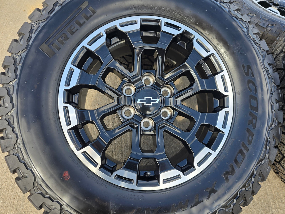 18" Chevy Silverado ZR2 Tahoe TRAIL BOSS Sierra OEM wheels rims 2026 2027 NEW