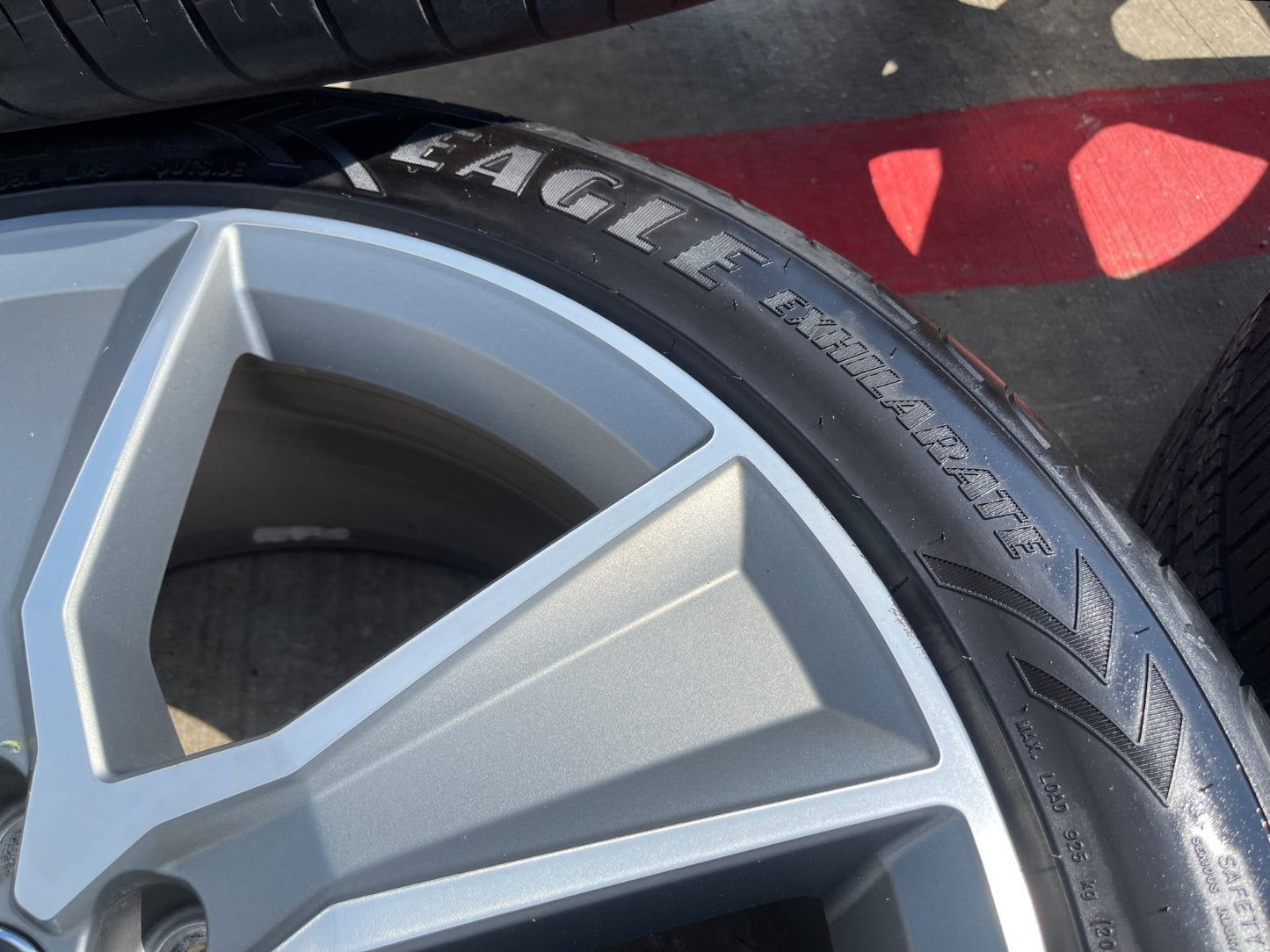 20" Audi Q5 wheels rims OEM 59075 Q3 Q7 Q8 SQ5 SQ3 RS S SET GOODYEAR