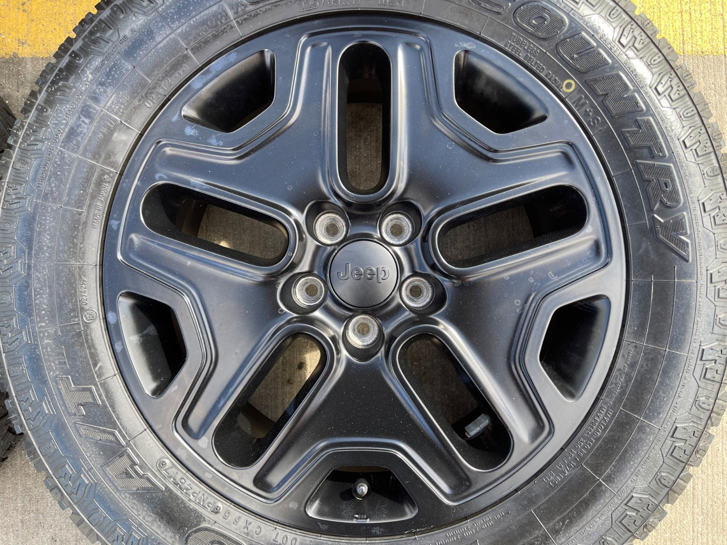 17" Jeep Cherokee wheels OEM rims Compass Renegade 9199 black DISCOUNTED