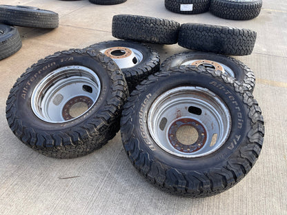 (6) 17" Ford F-350 Dually OEM rims wheels 3615 99016 tires BFG KO2 A/T