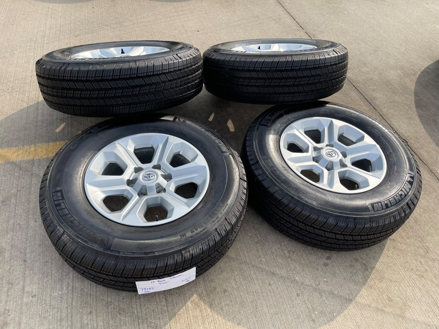 17" 4Runner Toyota Tacoma OEM wheels rims 75153 FJ MICHELIN DISCOUNTED