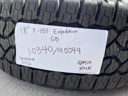 18" Ford F-150 OEM rims wheels 95049 10340 Expedition SET GOODYEAR NEW