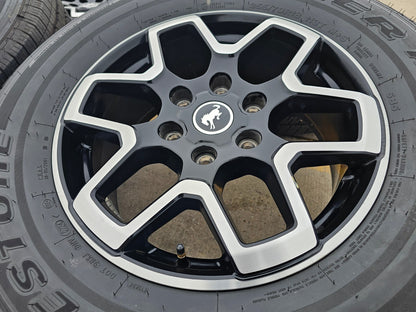 18" Ford Ranger Bronco wheels rims 10389 95213 black 2022 2023 2024 2025 NEW