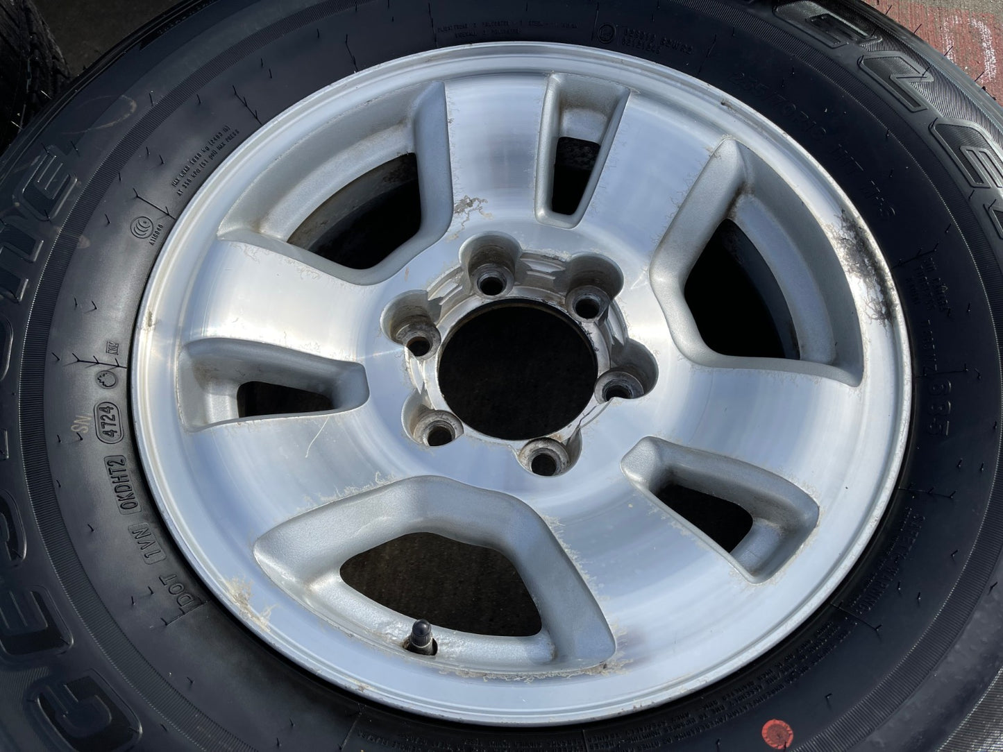 16" Toyota Tacoma wheels rims tires 69356 OEM 4Runner FJ Cruiser BRIDGESTONE