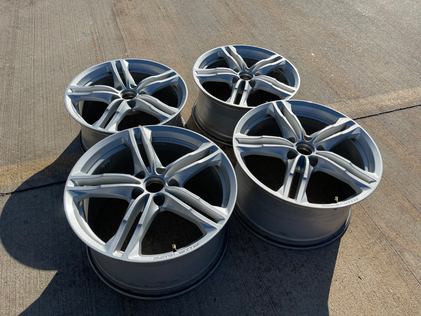 18" + 19" Chevy Corvette OEM 5726 5730 wheels rims 2016 2017 2018 2019