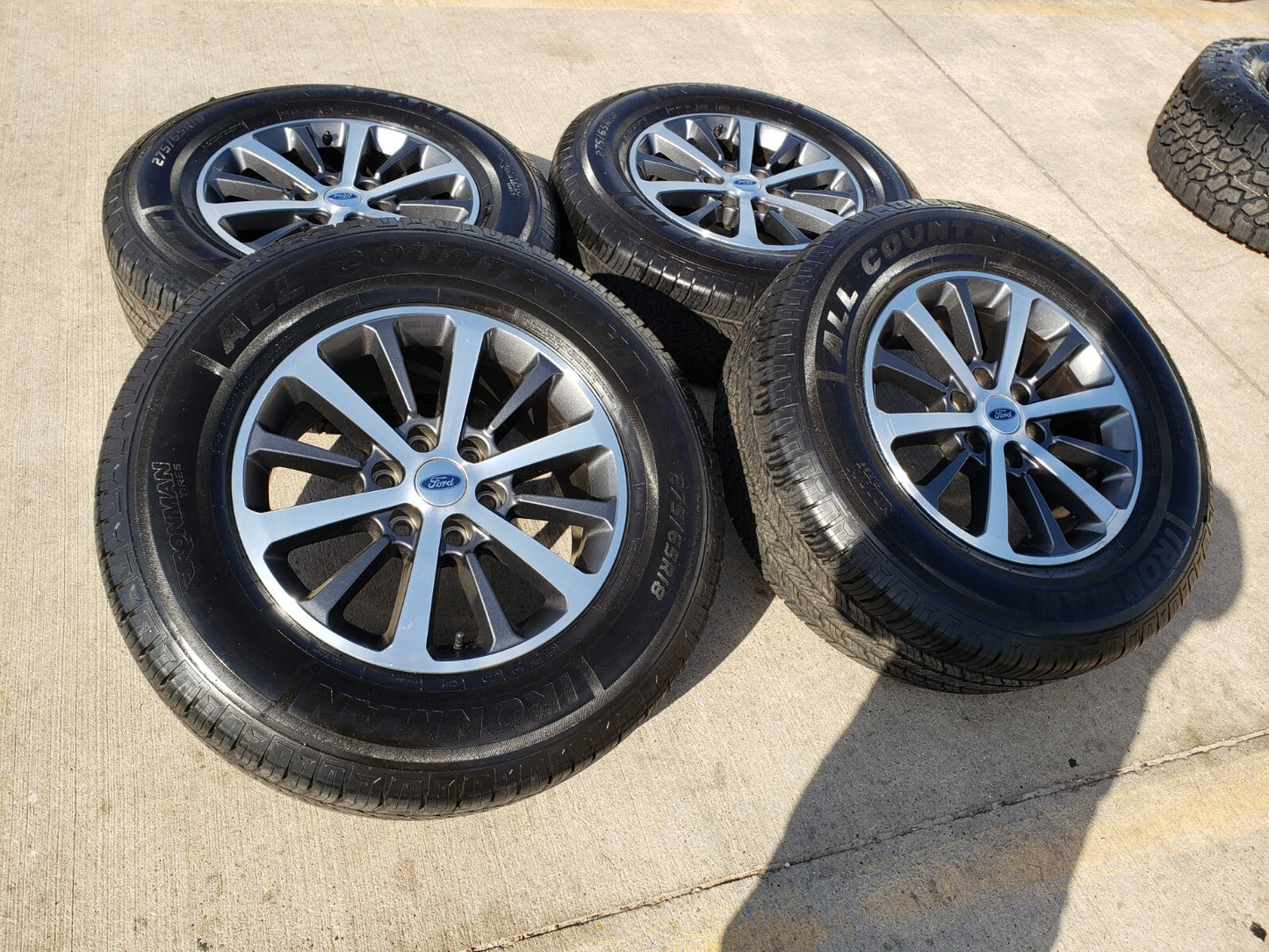 18" Ford F-150 Expedition 10142 OEM rims wheels tires IRONMAN