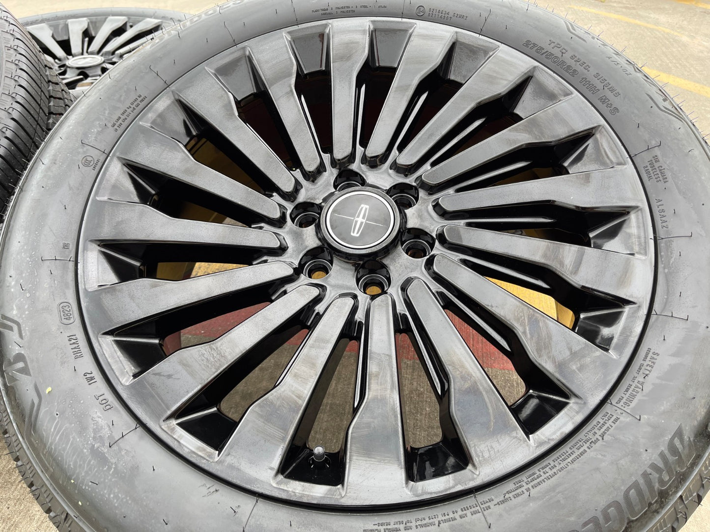 22" Lincoln Navigator OEM 10178 rims wheels BLACK LABEL 2021 2022 2024 2025 NEW