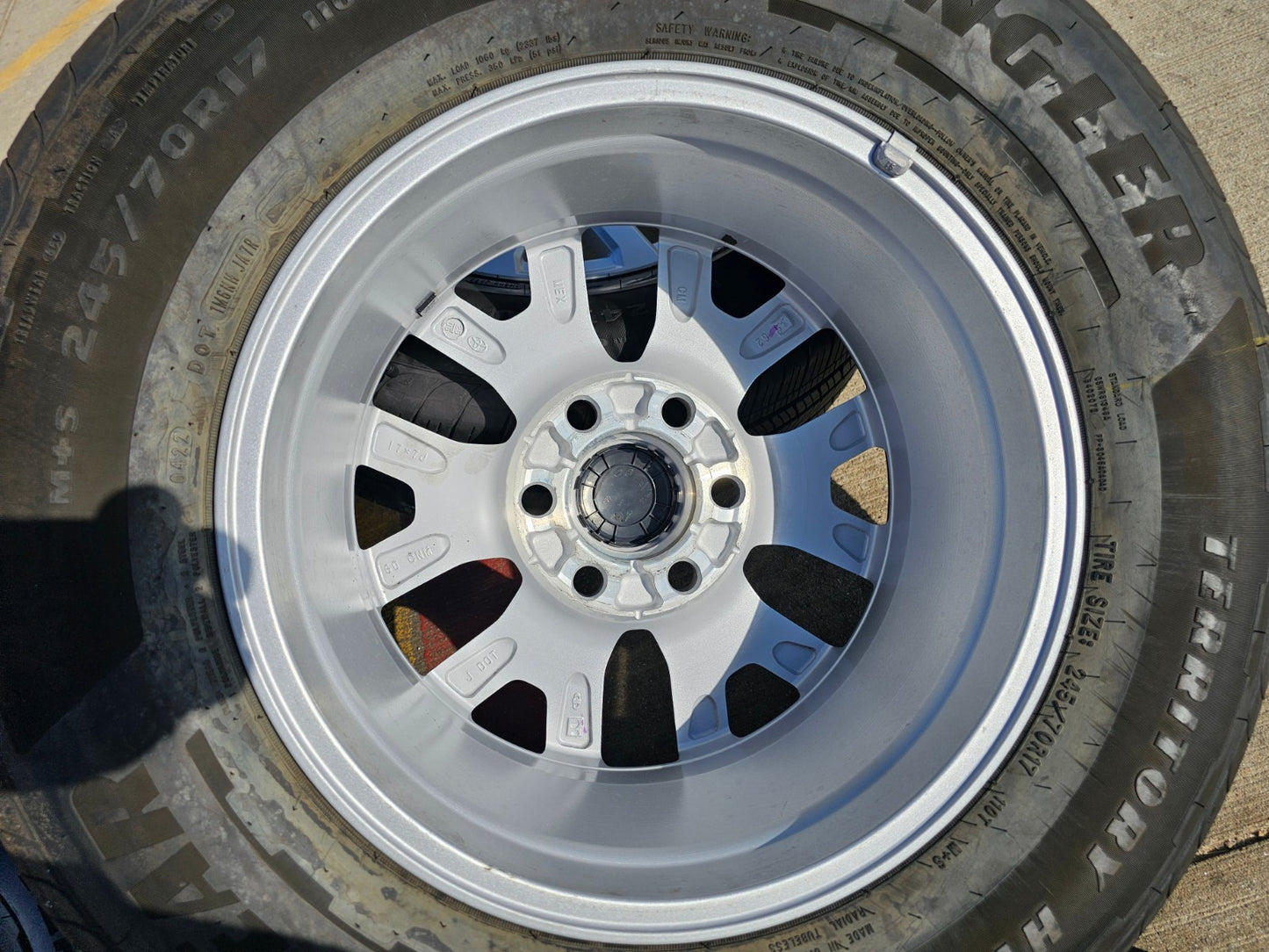 17" Toyota Tacoma 4Runner TRD OEM 94254 10637 wheels rims 2025 2026 GOODYEAR